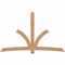 Ekena Millwork Davenport Timber Gable Bracket, Western Red Cedar, 108"W x 68"H x 3 1/2"D x 5 1/2"F, 15/12 Pitch GBW108X68X0406DAV00SWR - alternate 1